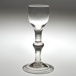 An Antique Balustroid Wine Glass c1740 Was £165