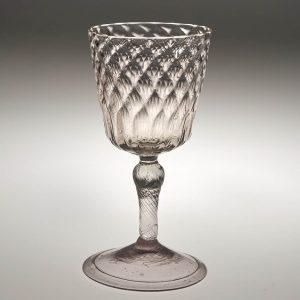 Early French Facon De Venise Wine Glass c1720