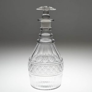 Waterford Cut Prussian Decanter c1825