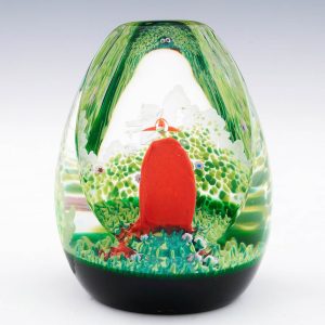 A Caithness Little Red Riding Hood Helen MacDonald Paperweight 2001