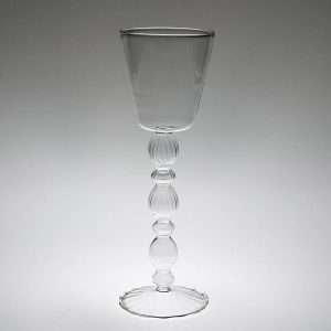 An Early Venetian Style Borosilicate Wine Glass
