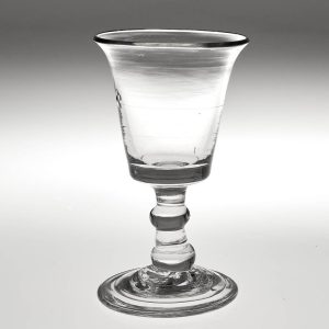 Georgian Bucket Bowl Dram or Gin Glass c1800