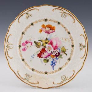A Swansea Porcelain Dessert Plate c1820
