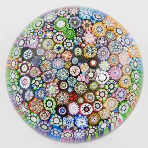 A Perthshire Close Pack Millefiori Paperweight 1989G