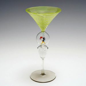 A Bimini Werkstatte Cocktail Glass c1930