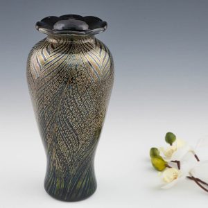 An Island Studio Glass Of Guernsey Vase c1990