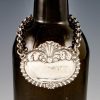 Silver Whisky Bottle Label