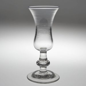 Balustroid Wine Glas with Domed Foot c1740