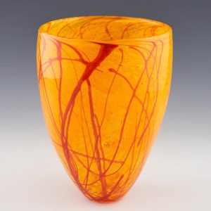 Large Siddy Langley Open Maple Pattern Vase