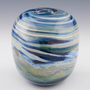 Storm Clouds A Studio Glass Vase By Siddy Langley
