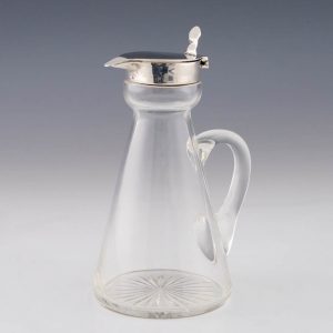 Mappin & Webb Ltd Silver Topped Whiskey Noggin Birmingham 1911