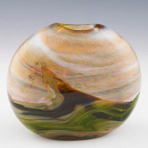Siddy Langley 'Dartmoor' Pattern Oval Vase - 2018