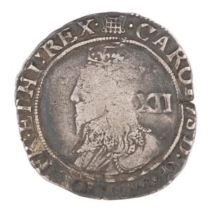 Charles I, Silver Shilling, Portcullis Mint Mark, 1633-34