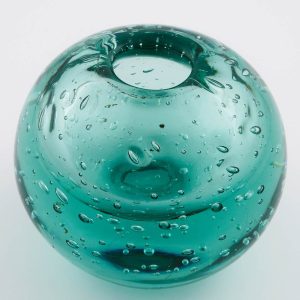 A Victorian  Controlled Bubble Paperweight Inkwell Dump c1880