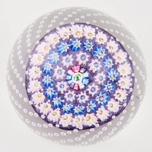 A John Deacons Millefiori Bubbles Paperweight c1980