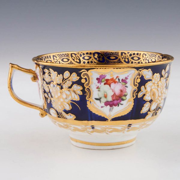 英国COALPORT　C&S 19th 20th Century Coalport England Cobalt Ceramic Porcelain Ruins