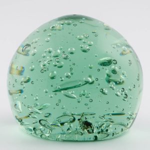 A Large Victorian Glass Bubble Paperweight c1880