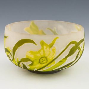 An Emile Galle Acid Cameo Bowl c1900