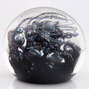 A Selkirk Glass Peter Holmes Limited Edition Scylla Paperweight c1980