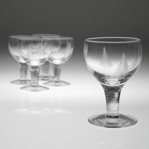 Five Stuart Crystal Woodchester Port Glasses