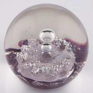 A Selkirk Glass Peter Holmes Limited Edition Mirage Paperweight 1984