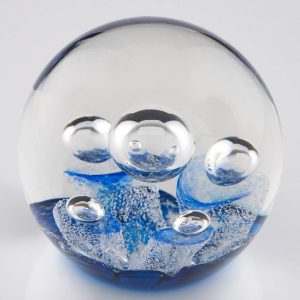 A Selkirk Glass Peter Holmes Limited Edition Quintet Paperweight 1984