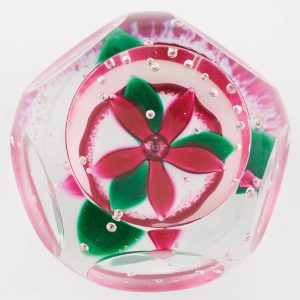 A Selkirk Glass Romance Paperweight By Peter Holmes 1997