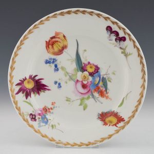 Swansea Porcelain Dessert Plate By Henry Morris c1816