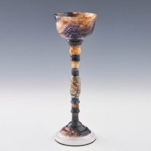 A Very Fine Blue John Chalice Old Tor Vein