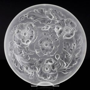 Art Deco Verrerie D'Andelys Glass Coupe c1935