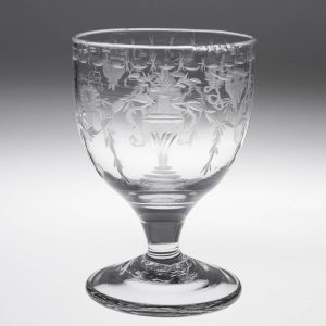 Bucrania et Patternae Engraved Rummer Anti-Stuart Drinking Club c1780