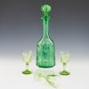 Iridium Glass Decanter & 3 Glasses