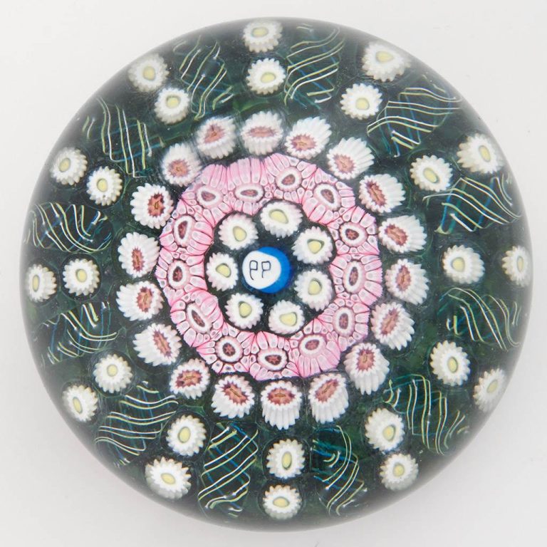 Phoenix Paperweight Concentric and Radial Twist 2002