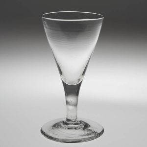 18th Century Gin Glass Foot c1770