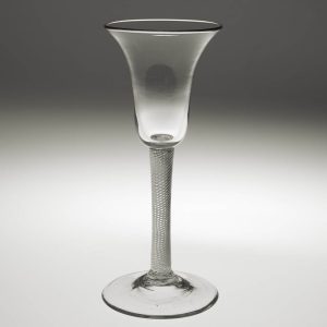Georgian Air Twist Stem Wine Glass c1750
