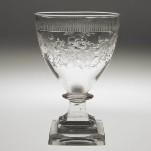 Engraved Georgian Rummer c1810