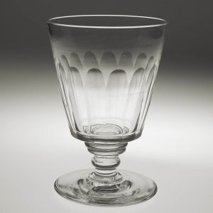 Victorian Petal Cut Rummer c1870
