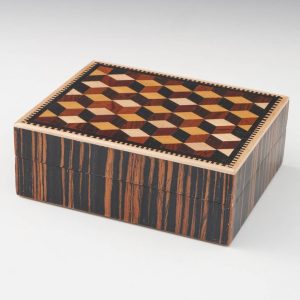 Tunbridge Ware Rectangular Jewellery Box By Robert Vorley 2010