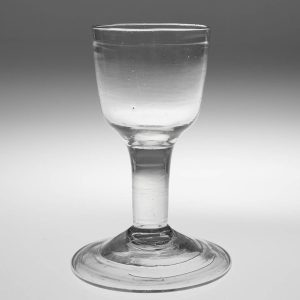 Georgian Plain Stem Dram Glass c1745