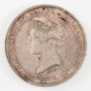 Victorian Medal Commemorating the Re-Opening of the Royal Exchange 1844