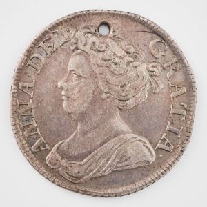 Queen Anne Coins - Silver Shilling - London Mint 1712