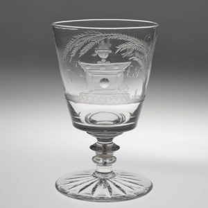 Engraved Georgian Rummer c1821