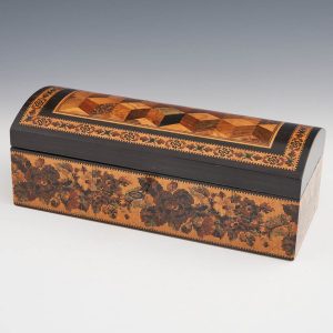 Thomas Barton Tunbridge Ware Glove Box c1870