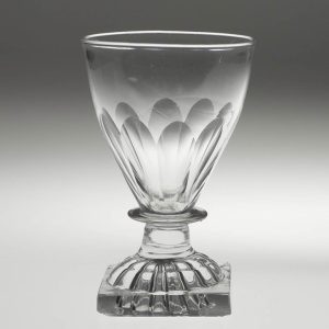 Georgian Dram Glass with Lemon Squeezer Foot c1810