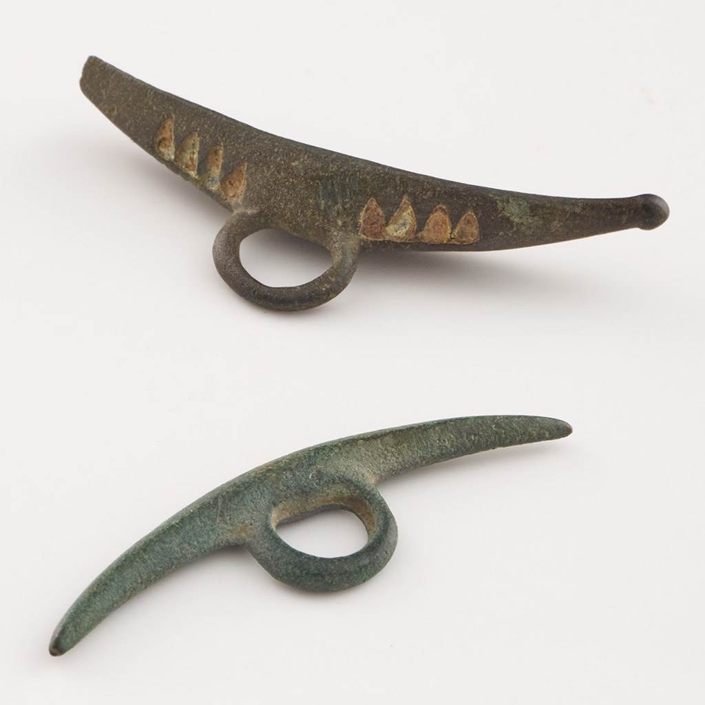 Celtic Bronze Enamelled Cosmetic Grinders 1st Century AD