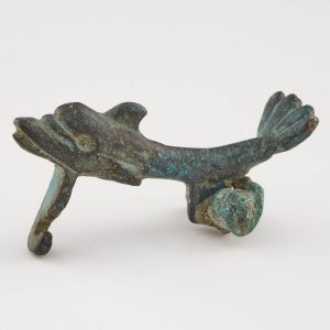 Roman Bronze Dolphin Brooch 1st - 2nd Century