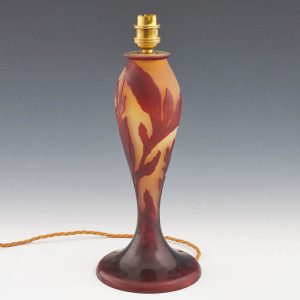 Large Galle Table Lamp Base c1910