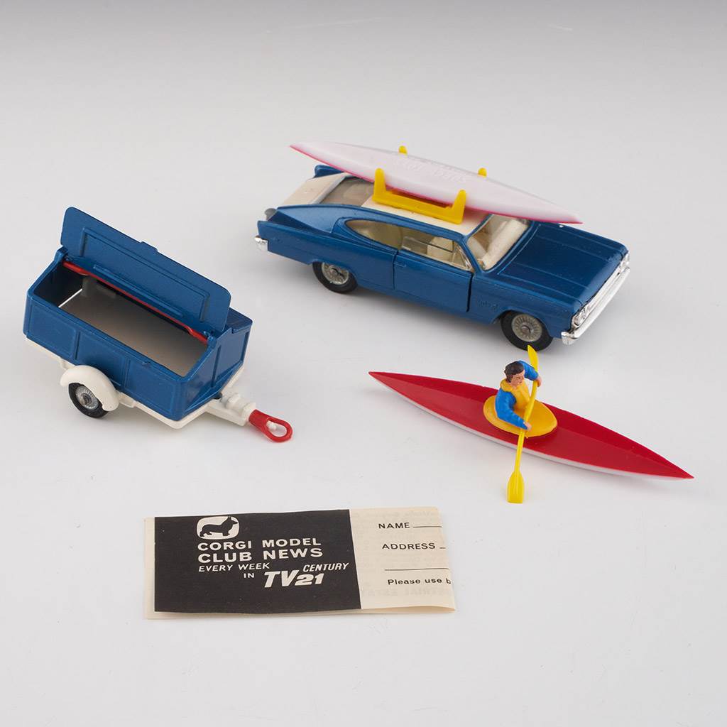 Corgi Toys Gift Set 10 - Marlin Rambler With Ottersport Kayak
