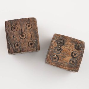 Roman Pair of Dice, Natural Material, 1st-4th Century AD