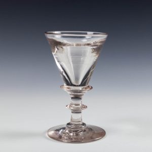 A Very Heavy Deceptive Toastmasters Glass c1830
